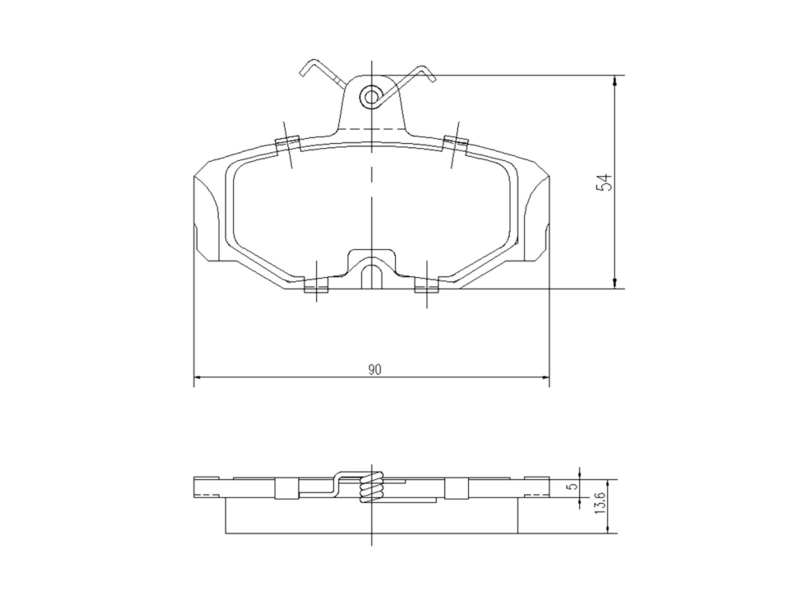 Brake pad for disc brake